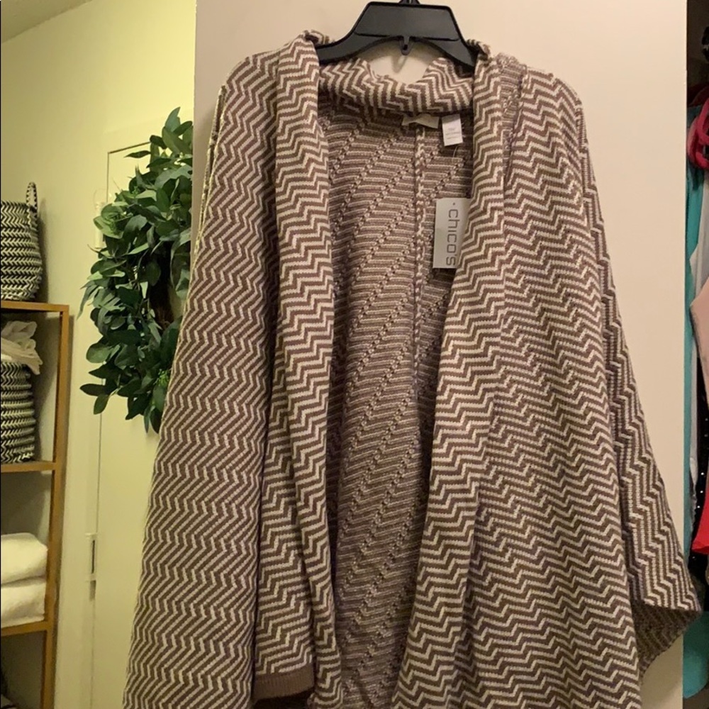 NWT poncho sweater